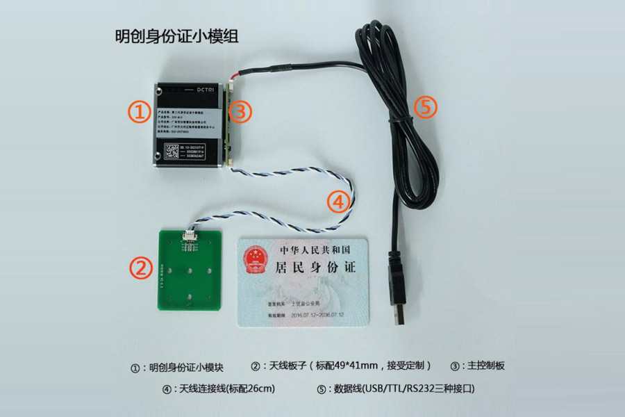 明創 IDR-M10 第三代身份證讀卡器小模組 明創 IDR-M10 第三代身份證讀卡器小模組